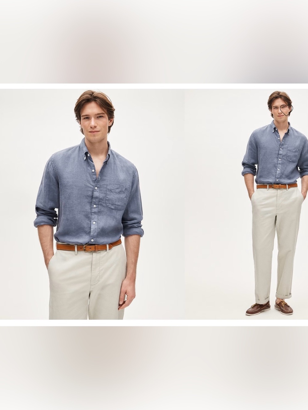 J Crew Slim Baird McNutt garment-dyed Irish linen shirt Classic Preppy XS NEW